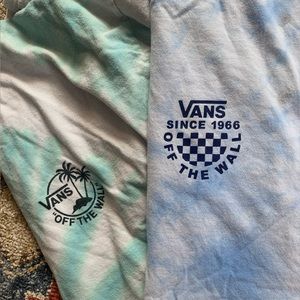 Bundle of 2 Van’s tie-dye t-shirts